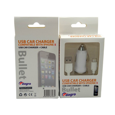 【優質批發 車載充電器 汽車車充 單USB子彈頭車充 0.8A】價格,廠家,圖片,車載逆變器/車載電源,深圳市添達瑞電子有限公司